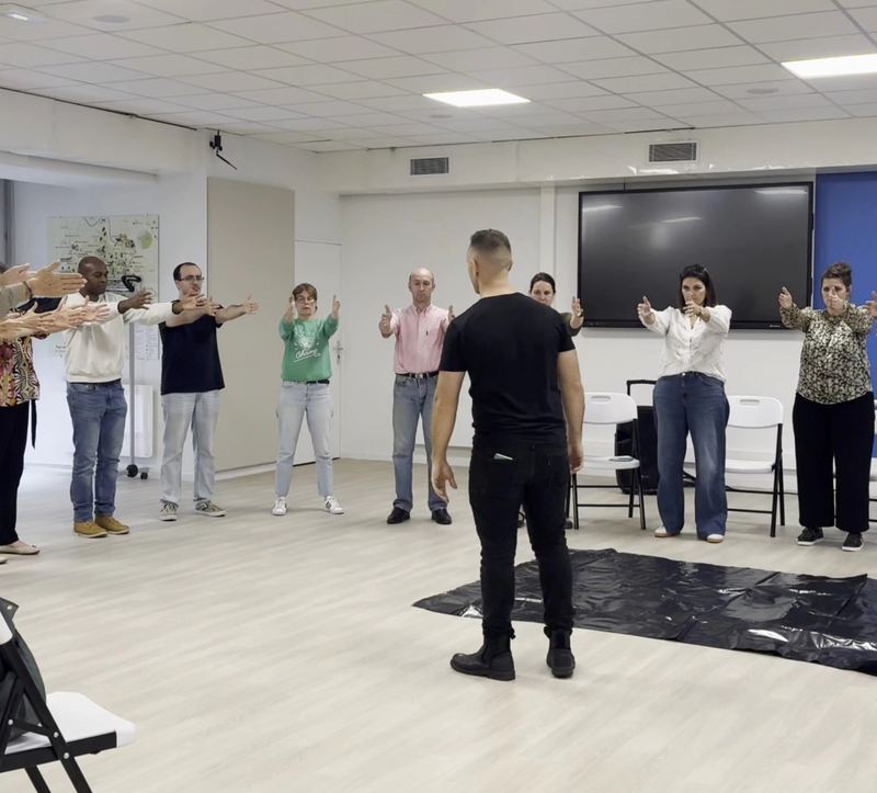 Spectacle hypnose groupe